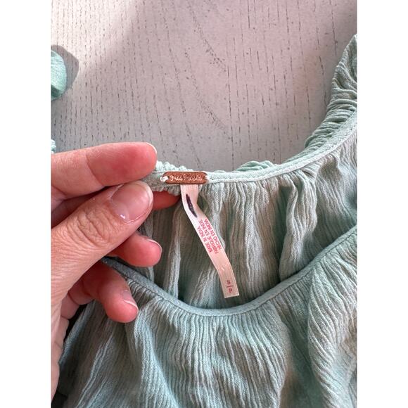 Free People If Only Set Skirt and Top Boho Bohemian Mermaidcore Beachy - Picture 5 of 10